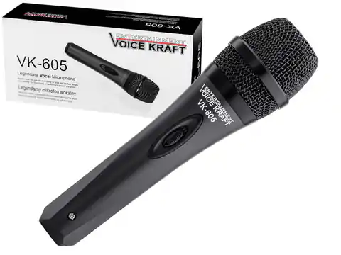 ⁨Mikrofon dynamiczny Voice Kraft VK-605⁩ w sklepie Wasserman.eu