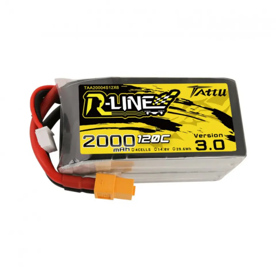 ⁨2000mAh 14.8V 120C TATTU R-Line Gens Ace XT60⁩ at Wasserman.eu