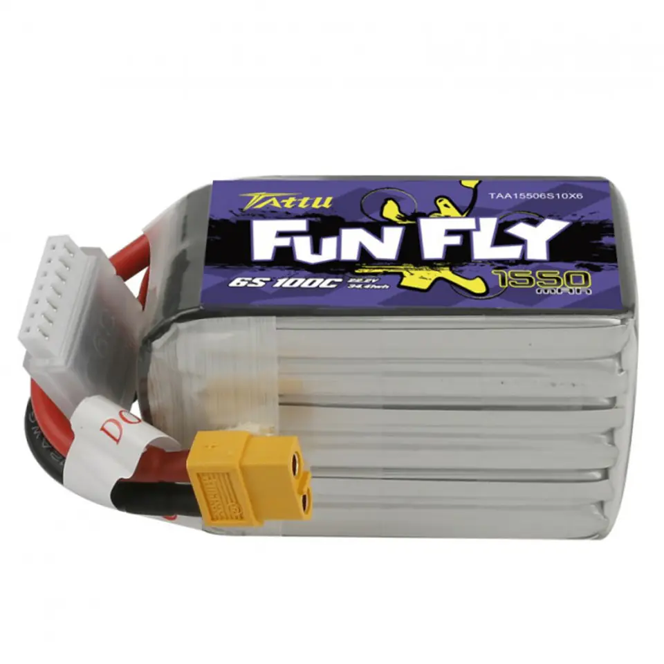 ⁨1550mAh 22.2V 100C Tattu Funfly Series Gens Ace⁩ w sklepie Wasserman.eu