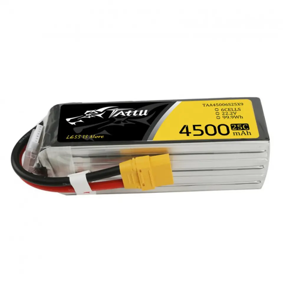4500mAh 22.2V 25C TATTU Gens Ace XT90 at Wasserman.eu