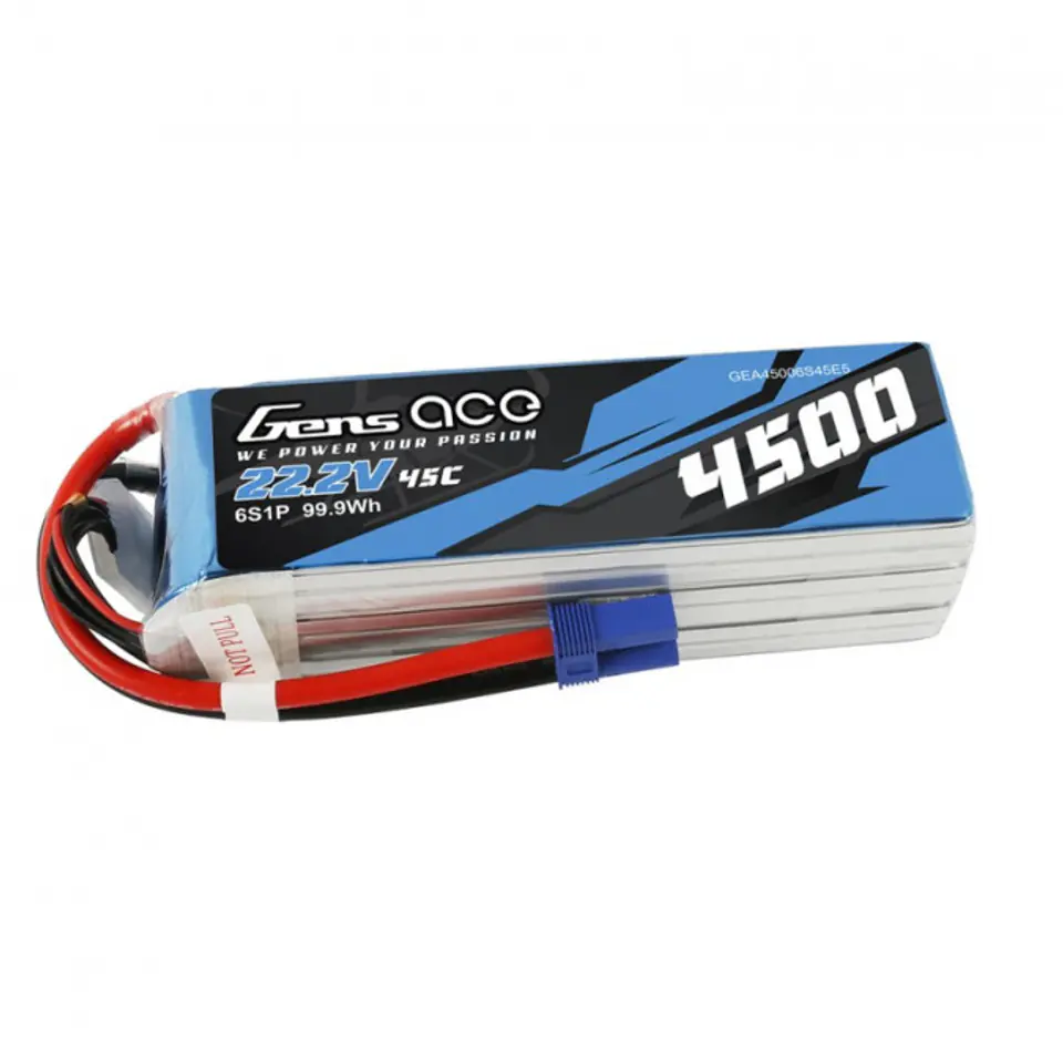 4500mAh 22.2V 45C Gens Ace at Wasserman.eu