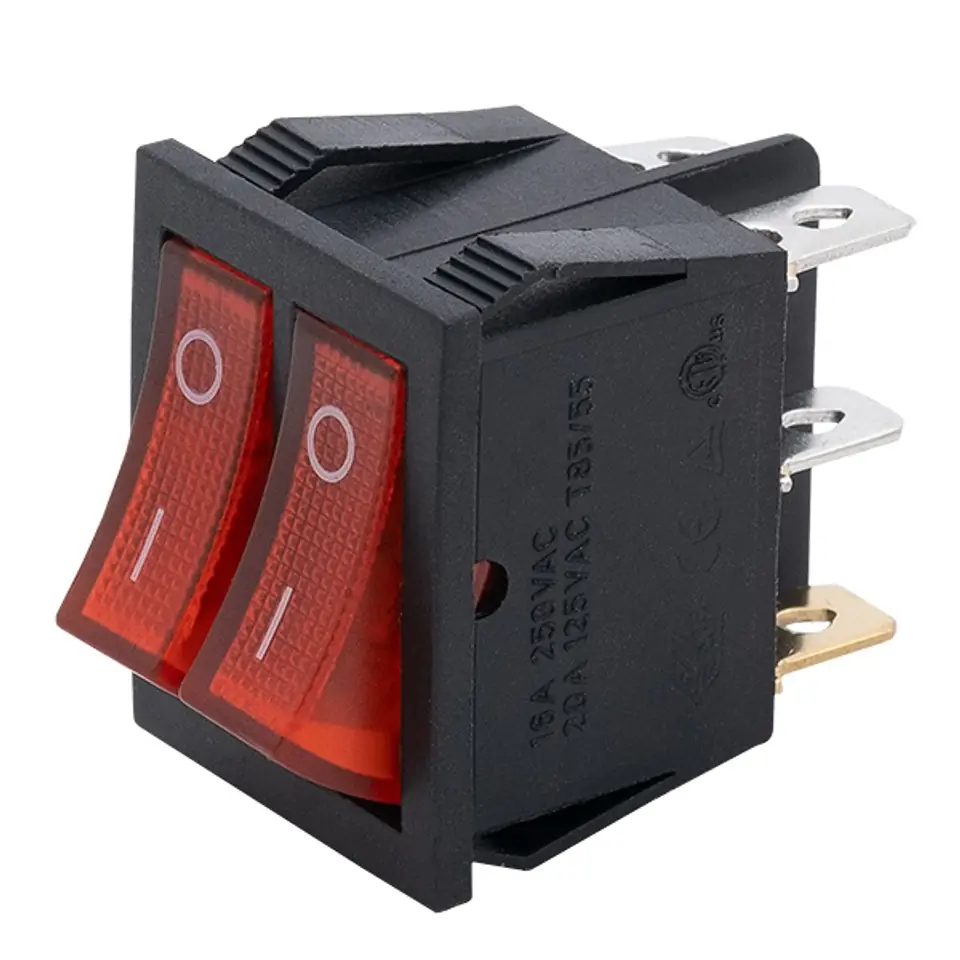 ⁨BIPOLAR SWITCH DOUBLE ILLUMINATED⁩ at Wasserman.eu