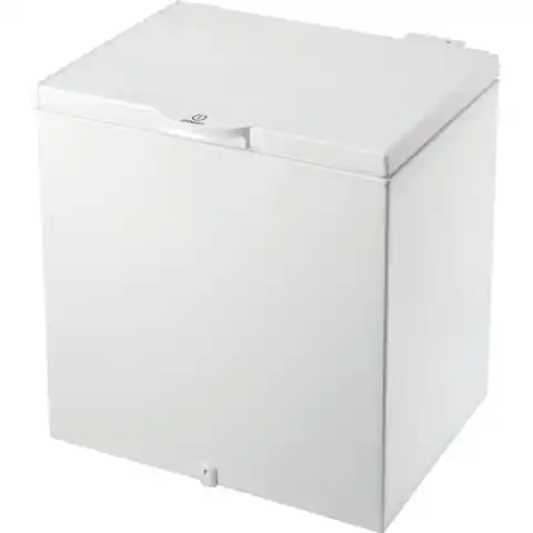 ⁨INDESIT Freezer OS 1A 200 H Energy efficiency class F, Chest, Free standing, Height 86.5 cm, Total net capacity 202 L, White⁩ at Wasserman.eu