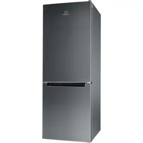 ⁨INDESIT Kühlschrank LI6 S1E X Energieeffizienzklasse F, Freistehend, Kombi, Höhe 158.8 cm, Kühlschrank Nutzinhalt 197 L, Kostenlos⁩ im Wasserman.eu