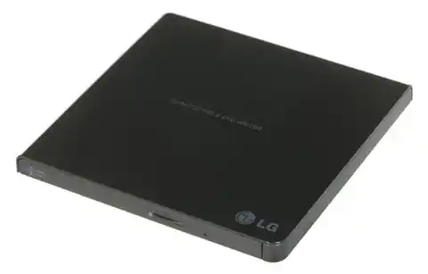 ⁨H.L Data Storage Ultra Slim Portable DVD-Writer GP57EB40 Interface USB 2.0, DVD±R/RW, CD read speed 24 x, CD write speed 24 x, B⁩ w sklepie Wasserman.eu
