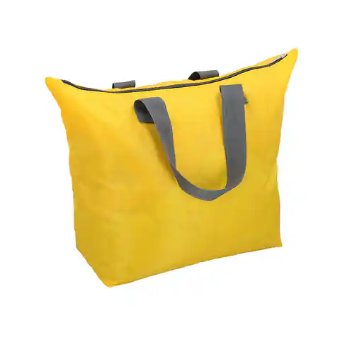 ⁨Dunlop – Foldable travel / shopping bag, carry-on baggage (yellow)⁩ at Wasserman.eu