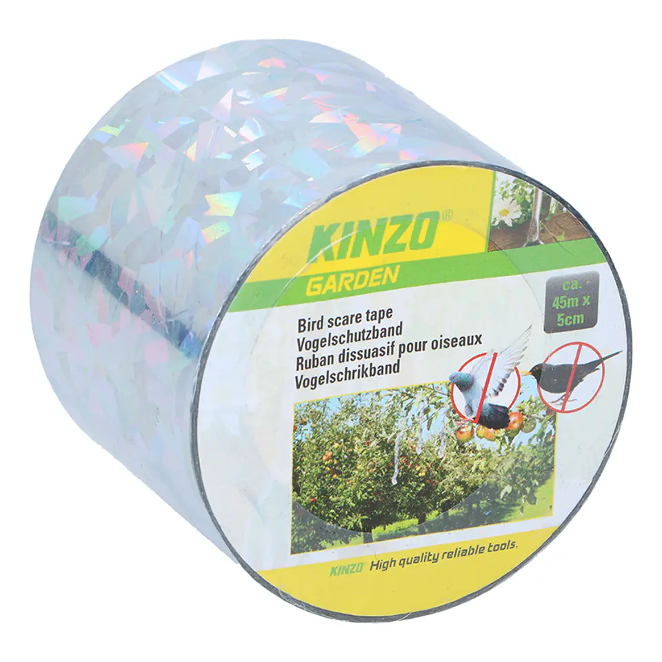 ⁨Kinzo - Bird repellent tape for the garden 45 m long⁩ at Wasserman.eu