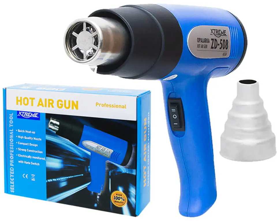 ⁨Heat gun ZD-508 750W-1500W 350 ° -500 °⁩ at Wasserman.eu