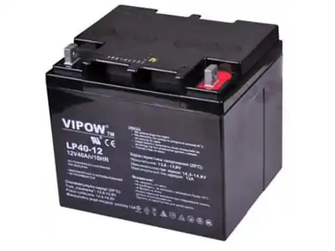 ⁨Vipow gel battery 12V 40Ah 80262⁩ at Wasserman.eu
