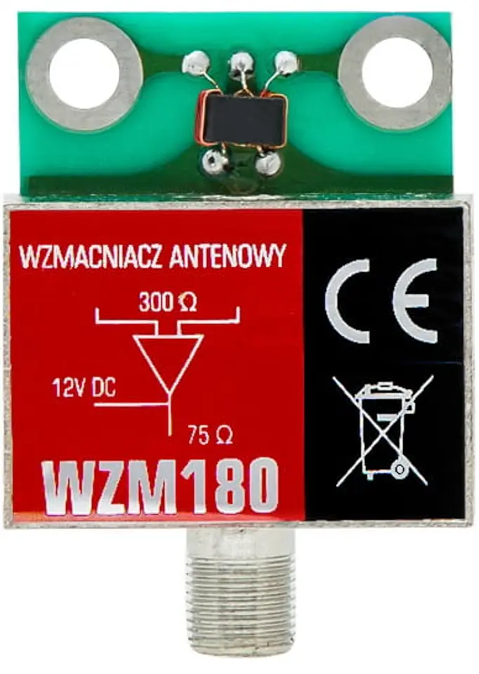 Ceramic antenna amplifier 30dB WZM180 at Wasserman.eu
