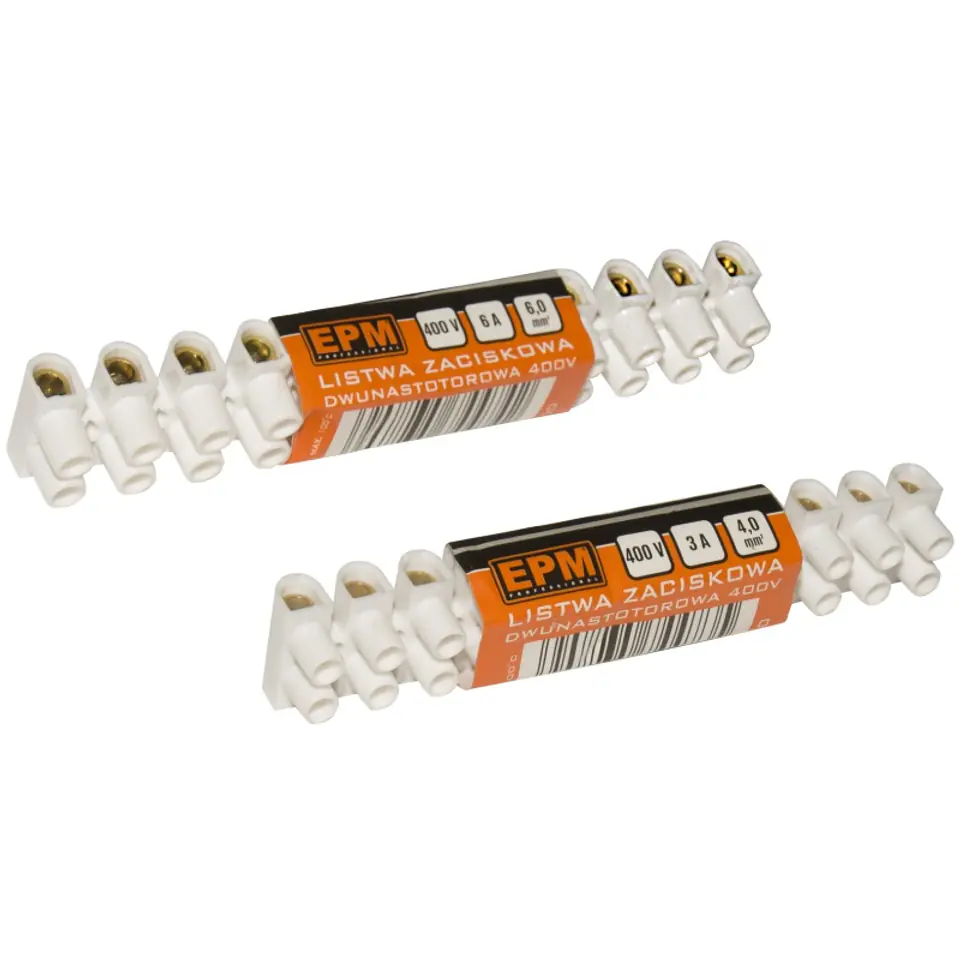 ⁨LISTWA ZACISKOWA 12-TOROWA 6.0MM2⁩ w sklepie Wasserman.eu