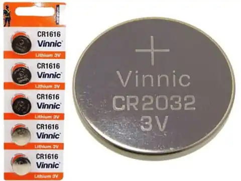 ⁨3V CR2032 Vinnic lithium battery⁩ at Wasserman.eu