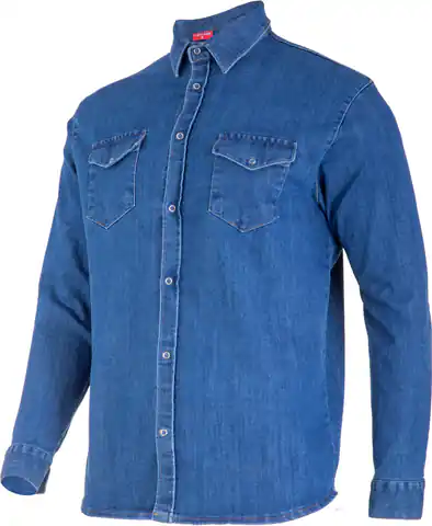 ⁨Koszula jeansowa niebieska, "2xl", ce, lahti⁩ w sklepie Wasserman.eu
