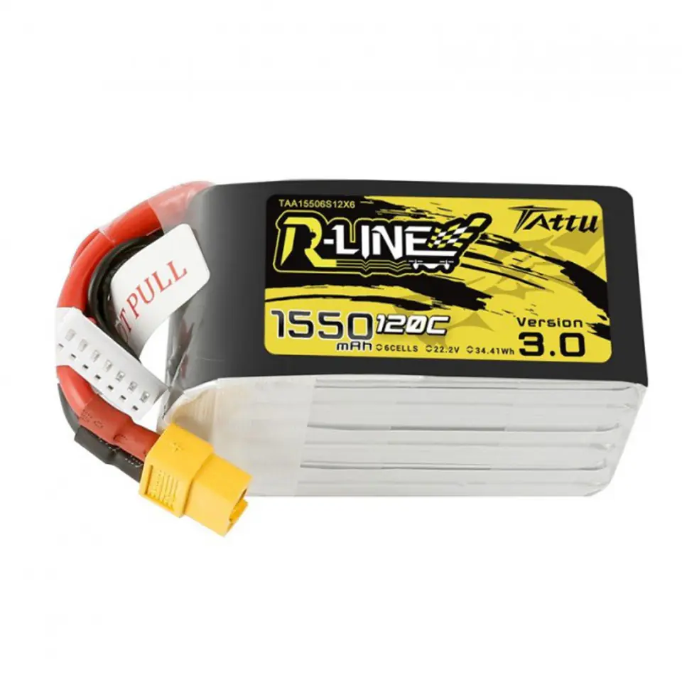 1550mAh 22.2V 120C TATTU R-Line Gens Ace XT60 w sklepie Wasserman.eu
