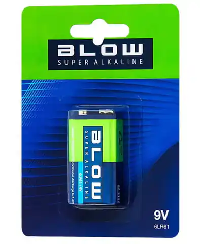 ⁨Bateria Blow Super Alkaine 9V 6LR61 82-519⁩ w sklepie Wasserman.eu