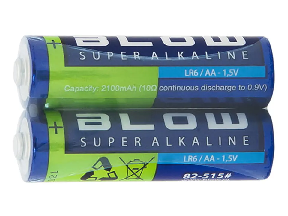 ⁨Baterie AA 1,5V alkaliczne LR6 paluszki Blow (2 sztuki)⁩ w sklepie Wasserman.eu