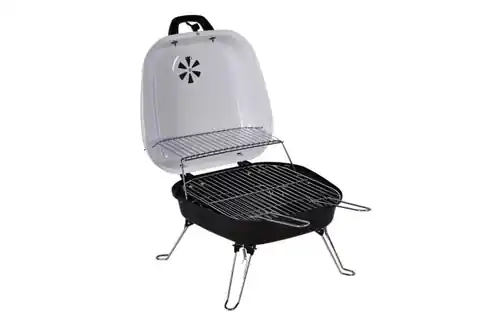 ⁨Charcoal garden grill, BBQ, portable grill⁩ at Wasserman.eu