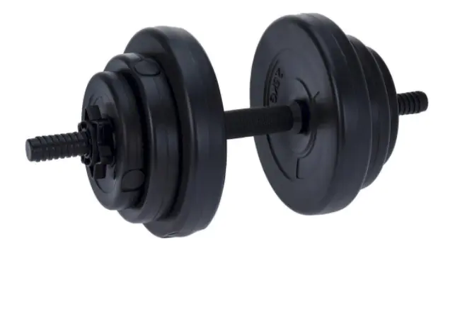 Black dumbbell up to 10 kg vinyl at Wasserman.eu