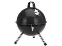 Grill ogrodowy okrągły węglowy czarny bbq 31 cm w sklepie Wasserman.eu