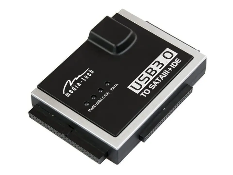 ⁨SATA / IDE to USB Media-Tech MT5100 adapter⁩ at Wasserman.eu