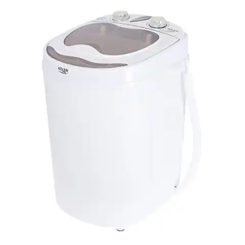 ⁨Adler Mini washing machine AD 8055 Top loading, Washing capacity 3 kg, Depth 37 cm, Width 36 cm, White⁩ w sklepie Wasserman.eu