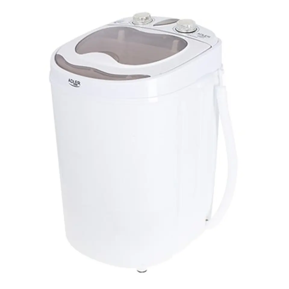 ⁨Adler AD 8055 washing machine Top-load 3 kg Cream, White⁩ at Wasserman.eu