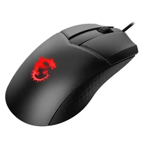 ⁨MSI CLUTCH GM41 LIGHTWEIGHT WIRELESS Gaming Mouse 'RGB, upto 20000 DPI, low latency, 74g weight, 80 hours battery life, 6 Programmable button, Symmetrical design, OMRON Switches, Dragon Center'⁩ at Wasserman.eu