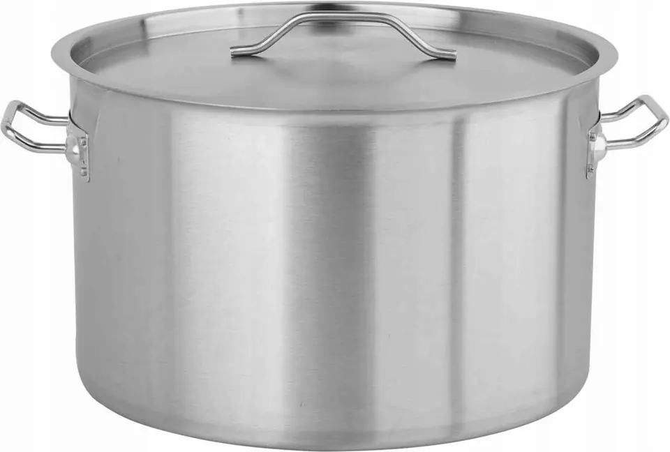 ⁨MEDIUM POT WITH STAINLESS STEEL LID 40X26CM 32L⁩ at Wasserman.eu