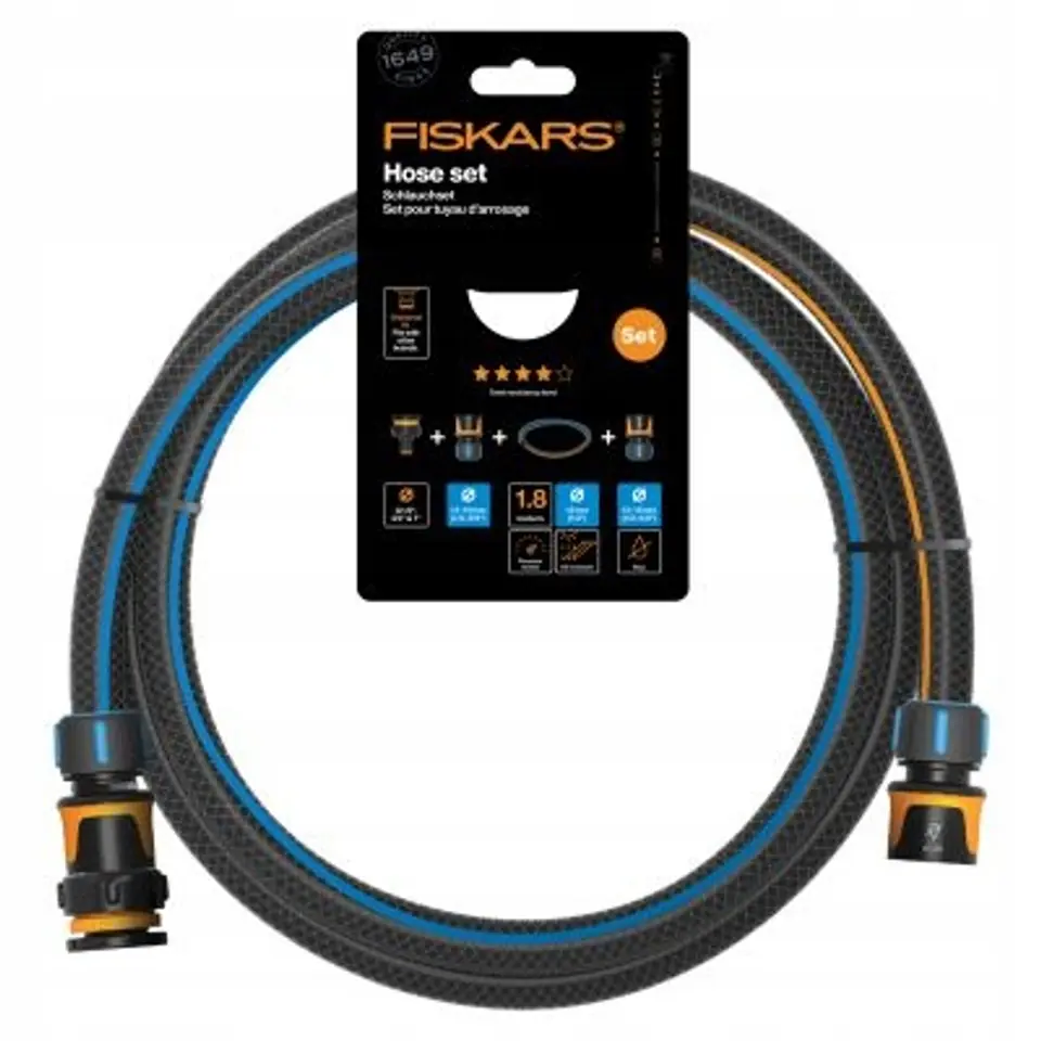 ⁨CONNECTION KIT HOSE 13MM 1/2'' 1.8M Q4⁩ at Wasserman.eu