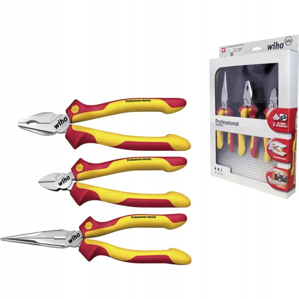 ⁨INDUSTRIAL ELECTRIC PLIERS SET 3PCS.⁩ at Wasserman.eu