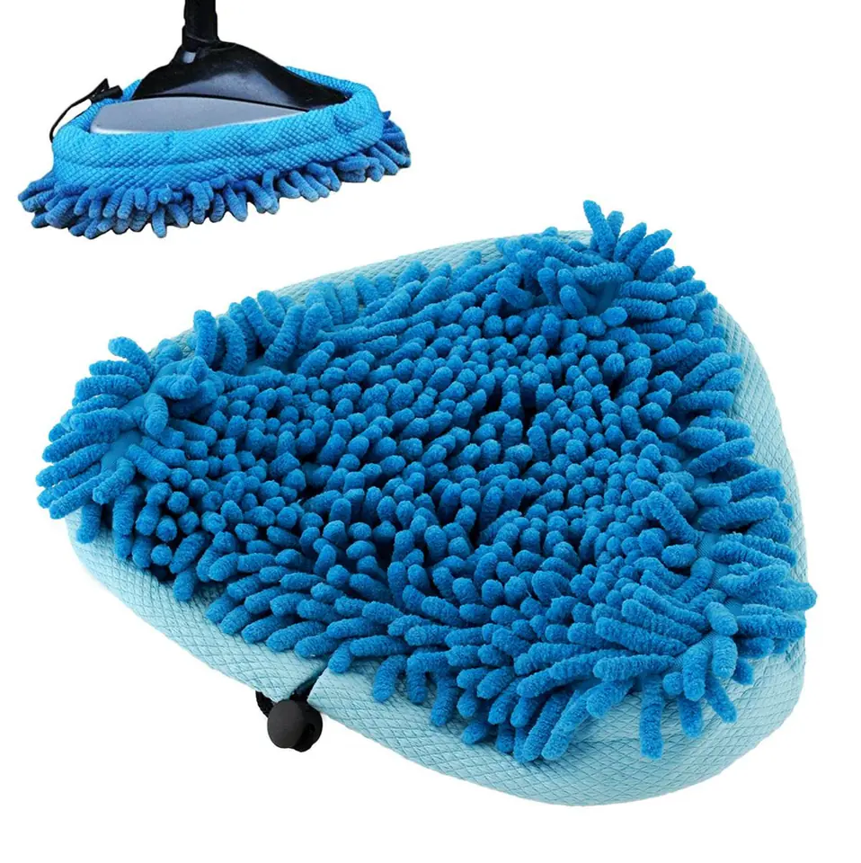 ⁨MO2A Mop cap blue microfiber⁩ at Wasserman.eu