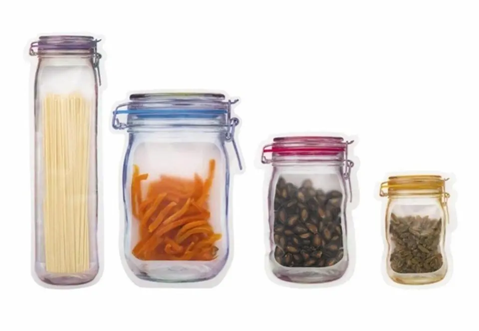 ⁨AG695 Zipper bag jar 20 pcs⁩ at Wasserman.eu