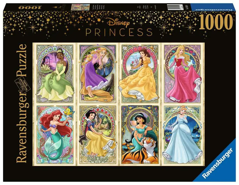 ⁨Puzzle 2D 1000 elements: Princess Art Nouveau⁩ at Wasserman.eu