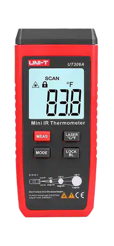 ⁨Infrared temperature meter Uni-T UT306A⁩ at Wasserman.eu