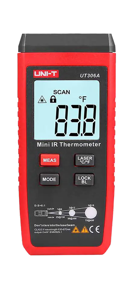 ⁨Miernik temperatury na podczerwień Uni-T UT306A⁩ w sklepie Wasserman.eu