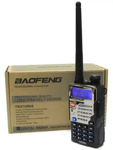 ⁨Radiotelefon Baofeng UV-5RE duobander VHF UHF⁩ w sklepie Wasserman.eu