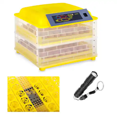 ⁨Inkubator wylęgarka klujnik do wylęgu do 96 jaj + owoskop 120W⁩ w sklepie Wasserman.eu
