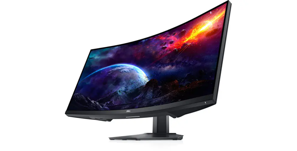 ⁨Dell | S3422DWG | 34 "" | VA | WQHD | 3440 x 1440 | 21:9 | 2 ms | 400 cd/m² | Black | Headphone Out, Audio Out | HDMI ports quan⁩ w sklepie Wasserman.eu