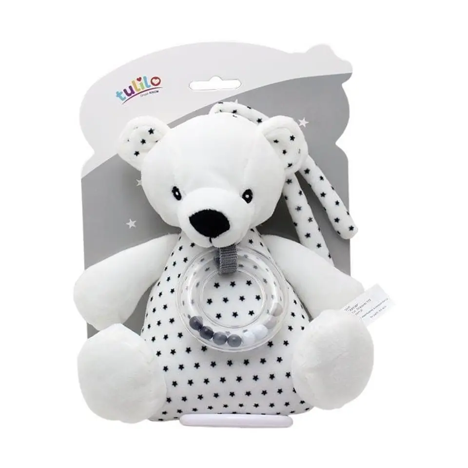 Pozytywka Miś czarno-biały 18 cm w sklepie Wasserman.eu