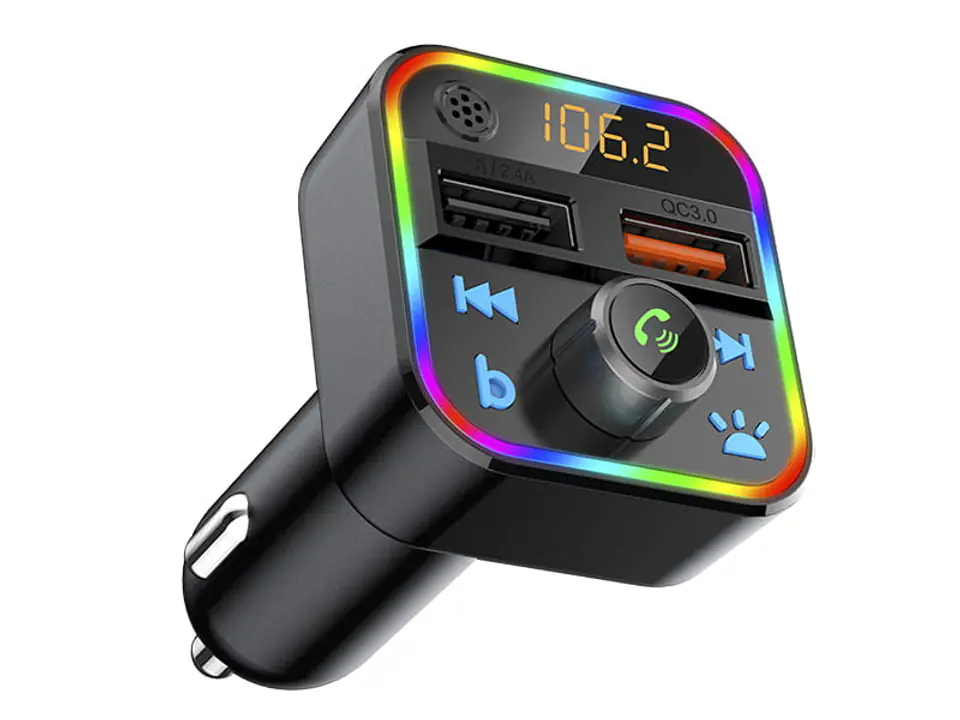 ⁨BLOW Bluetooth5+QC3.0 RGB FM Transmitter⁩ at Wasserman.eu