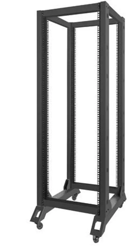 ⁨Open Rack 32U 600x800mm black⁩ at Wasserman.eu