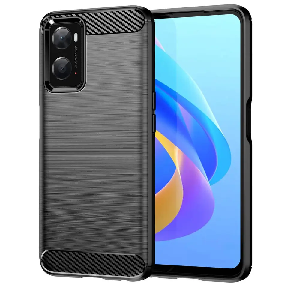 ⁨Case REALME 9I Nexeri Carbon Armoured black⁩ at Wasserman.eu