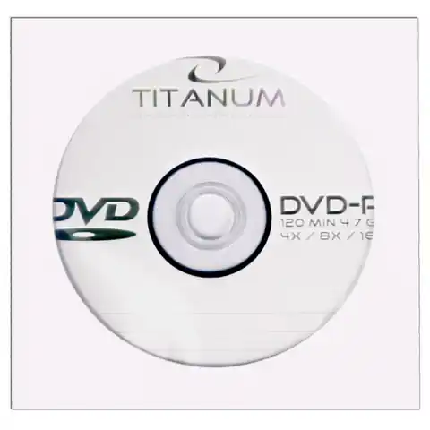 ⁨1283 DVD-R 4,7 GB X16 - koperta 1 sztuka Titanum⁩ w sklepie Wasserman.eu