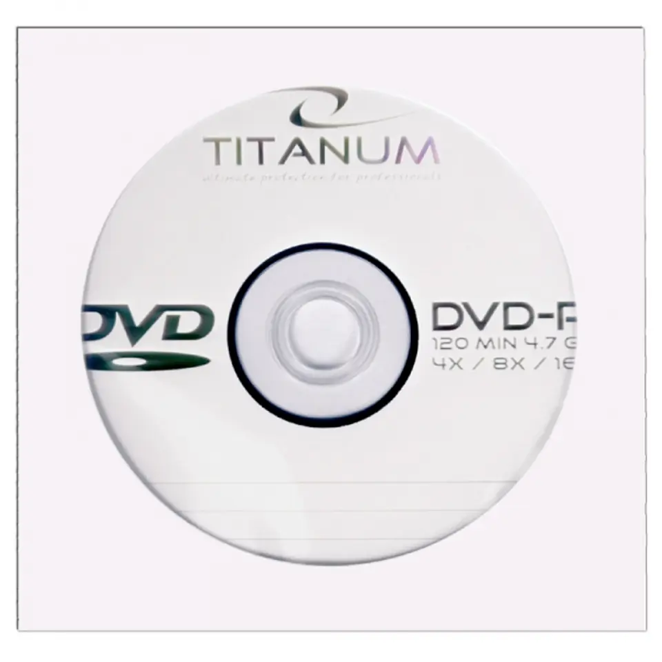 1283 DVD-R 4,7 GB X16 - koperta 1 sztuka Titanum w sklepie Wasserman.eu