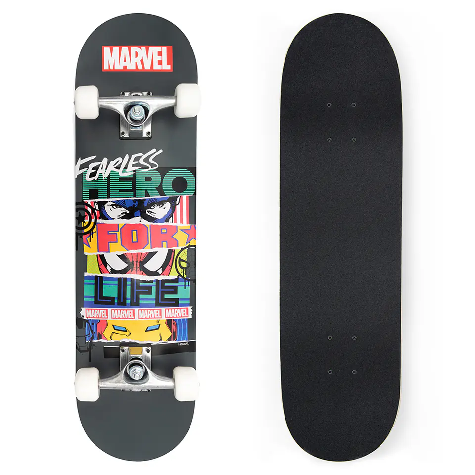 ⁨WOODEN SKATEBOARD LARGE MARVEL FEARLESS⁩ at Wasserman.eu