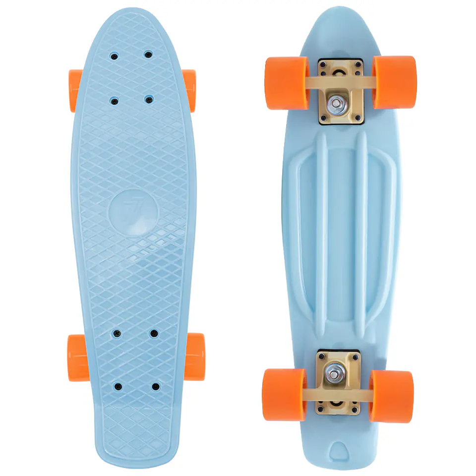 ⁨SKATEBOARD FLASHCARD 7-BRAND BLUE ORANGE⁩ at Wasserman.eu