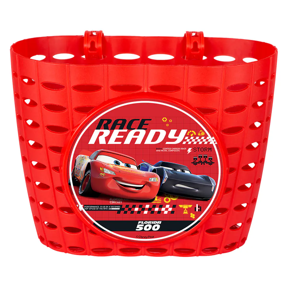 ⁨Bike basket, Cars 3 Bike Basket, Disney Cars 3 Cars⁩ at Wasserman.eu