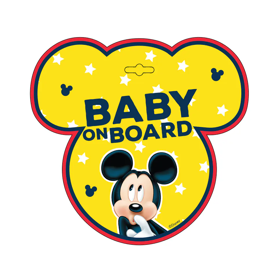 ⁨TABLICZKA BABY ON BOARD MICKEY⁩ w sklepie Wasserman.eu