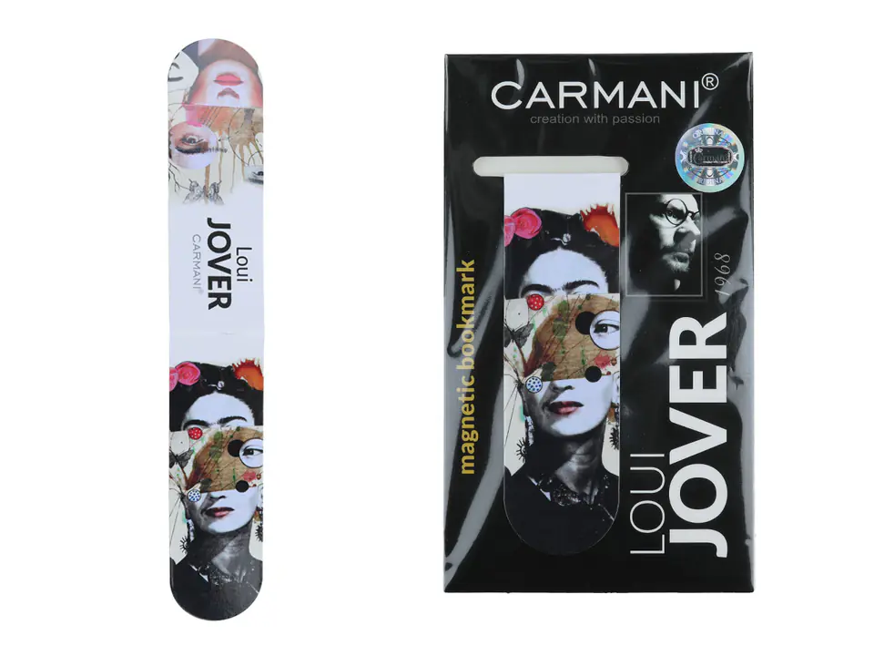 ⁨Magnetic bookmark - L. Jover, Frida Kahlo (CARMANI)⁩ at Wasserman.eu