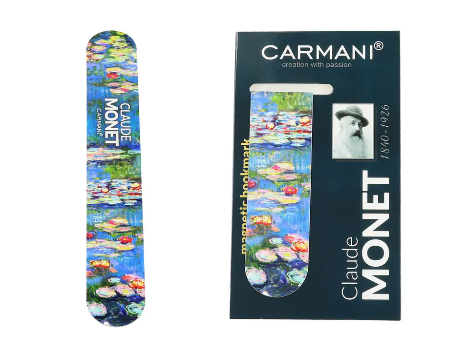 ⁨Magnetic tab - C. Monet, Water lilies (CARMANI)⁩ at Wasserman.eu